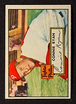 1952 Topps #107 Connie Ryan Philadelphia Phillies - Front