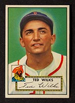 1952 Topps #109 Ted Wilks Pittsburgh Pirates - Front