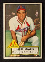 1952 Topps #111 Harry Lowrey St. Louis Cardinals - Front