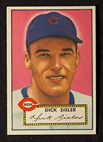 1952 Topps #113 Dick Sisler Cincinnati Reds - Front