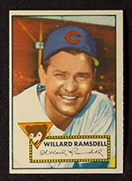 1952 Topps #114 Willard Ramsdell Chicago Cubs - Front