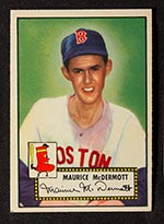 1952 Topps #119 Maurice McDermott Boston Red Sox - Front
