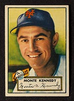 1952 Topps #124 Monte Kennedy New York Giants - Front
