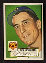 1952 Topps #126 Fred Hutchinson Detroit Tigers - Front