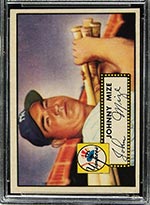1952 Topps #129 Johnny Mize New York Yankees - Front