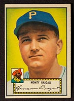 1952 Topps #12 Monty Basgall Pittsburgh Pirates - Front