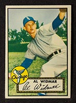 1952 Topps #133 Al Widmar Chicago White Sox - Front