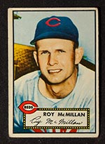 1952 Topps #137 Roy McMillan Cincinnati Reds - Front