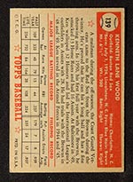 1952 Topps #139 Ken Wood Boston Red Sox - Cream Back
