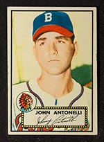 1952 Topps #140 John Antonelli Boston Braves - Front