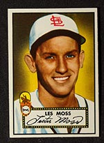 1952 Topps #143 Les Moss St. Louis Browns - Front
