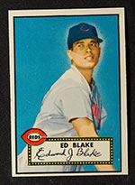 1952 Topps #144 Ed Blake Cincinnati Reds - Front