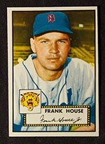 1952 Topps #146 Frank House Detroit Tigers - Front
