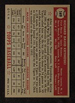 1952 Topps #149 Dick Kryhoski St. Louis Browns - Gray Back