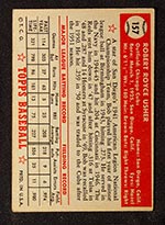 1952 Topps #157 Bob Usher Chicago Cubs - Cream Back