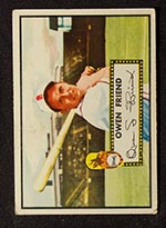 1952 Topps #160 Owen Friend St. Louis Browns - Front