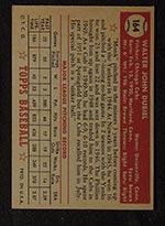 1952 Topps #164 Walt Dubiel Chicago Cubs - Gray Back