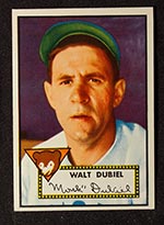 1952 Topps #164 Walt Dubiel Chicago Cubs - Front