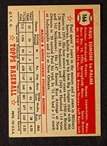 1952 Topps #166 Paul LaPalme Pittsburgh Pirates - Cream Back