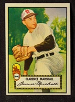 1952 Topps #174 Clarence Marshall St. Louis Browns - Front
