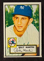 1952 Topps #175 Billy Martin New York Yankees - Front