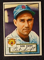 1952 Topps #181 Bob Swift Detroit Tigers - Front