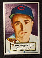 1952 Topps #184 Bob Ramazzotti Chicago Cubs - Front