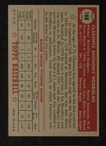 1952 Topps #188 Clarence Podbielan Brooklyn Dodgers - Gray Back