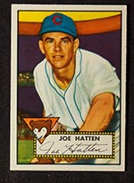 1952 Topps #194 Joe Hatten Chicago Cubs - Front