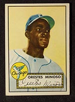 1952 Topps #195 Orestes Minoso Chicago White Sox - Front