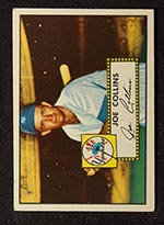 1952 Topps #202 Joe Collins New York Yankees - Front