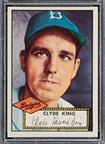 1952 Topps #205 Clyde King Brooklyn Dodgers - Front
