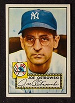 1952 Topps #206 Joe Ostrowski New York Yankees - Front