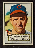 1952 Topps #207 Mickey Harris Cleveland Indians - Front