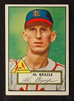 1952 Topps #228 Al Brazle St. Louis Cardinals - Front