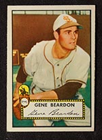 1952 Topps #229 Gene Beardon St. Louis Browns - Front