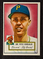 1952 Topps #236 Ed Fitzgerald Pittsburgh Pirates - Front
