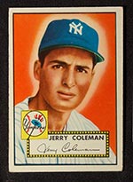 1952 Topps #237 Jerry Coleman New York Yankees - Front