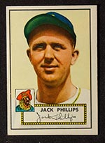 1952 Topps #240 Jack Phillips Pittsburgh Pirates - Front