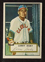 1952 Topps #243 Larry Doby Cleveland Indians - Front