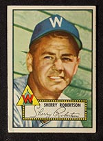 1952 Topps #245 Sherry Robertson Washington Senators - Front