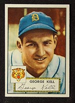1952 Topps #246 George Kell Detroit Tigers - Front