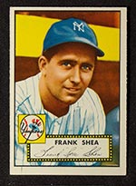 1952 Topps #248 Frank Shea New York Yankees - Front
