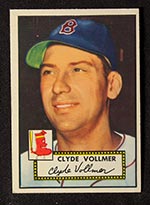 1952 Topps #255 Clyde Vollmer Boston Red Sox - Front