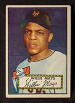 1952 Topps #261 Willie Mays New York Giants - Front