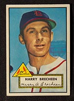 1952 Topps #263 Harry Brecheen St. Louis Cardinals - Front