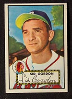 1952 Topps #267 Sid Gordon Boston Braves - Front