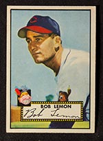 1952 Topps #268 Bob Lemon Cleveland Indians - Front