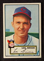 1952 Topps #270 Lou Brissie Cleveland Indians - Front