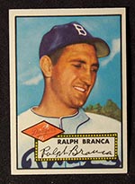 1952 Topps #274 Ralph Branca Brooklyn Dodgers - Front